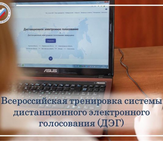 Всероссийская тренировка дистанционного электронного голосования